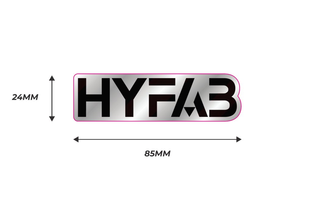 HYFAB - Die Cut Sticker (holographic)