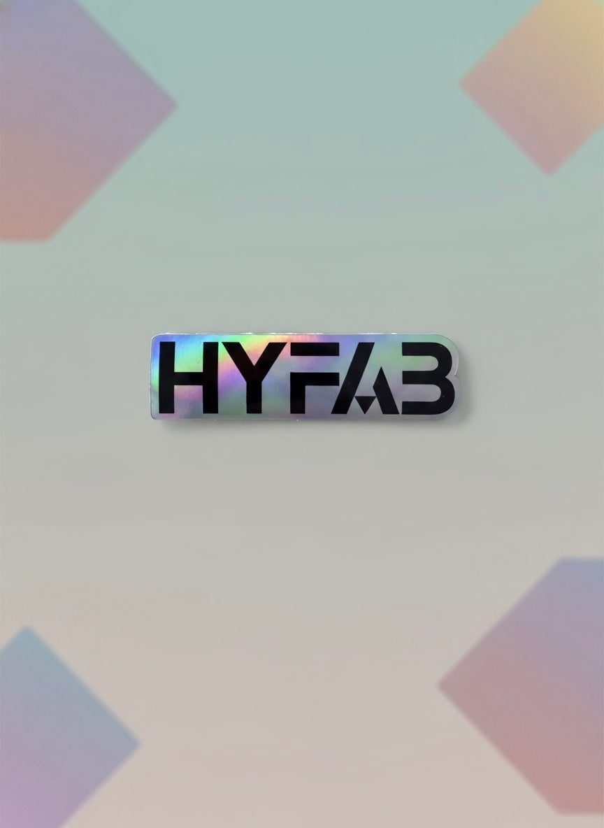 HYFAB - Die Cut Sticker (holographic)